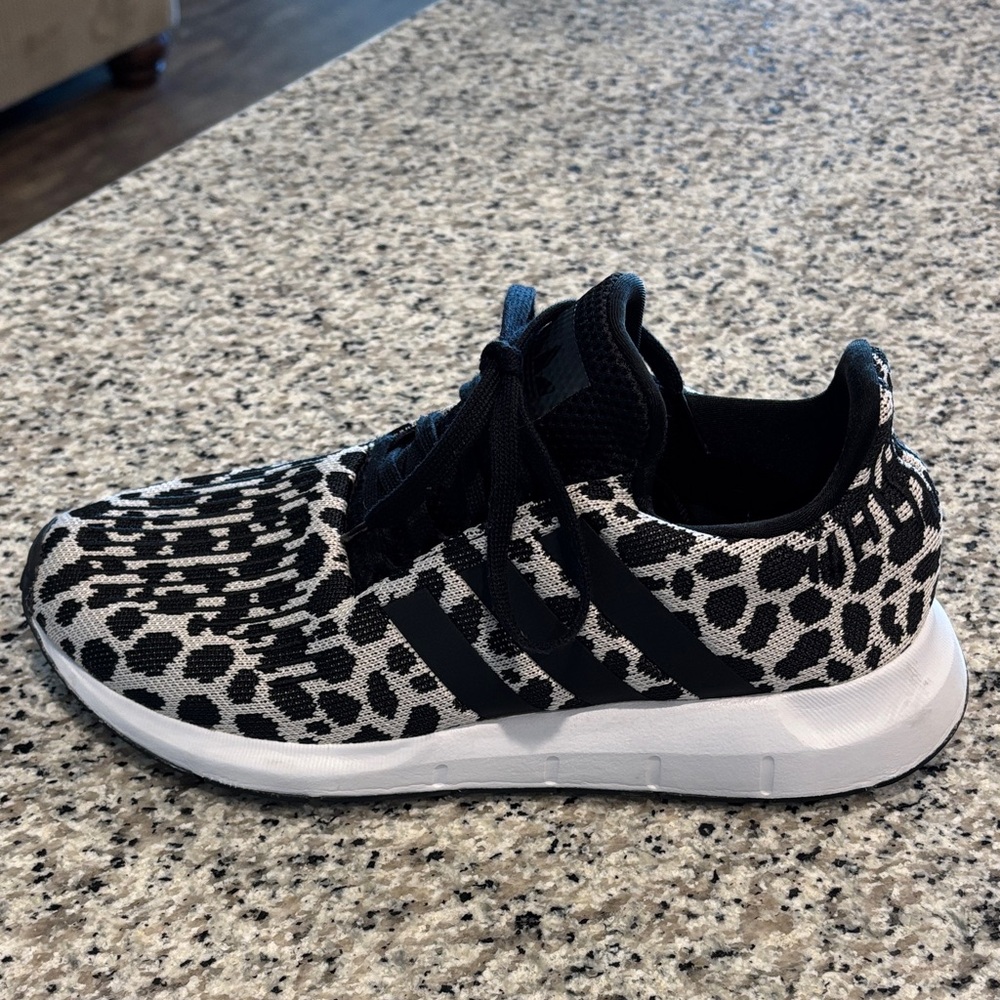 Adidas Swift Run Leopard Pattern Sneakers